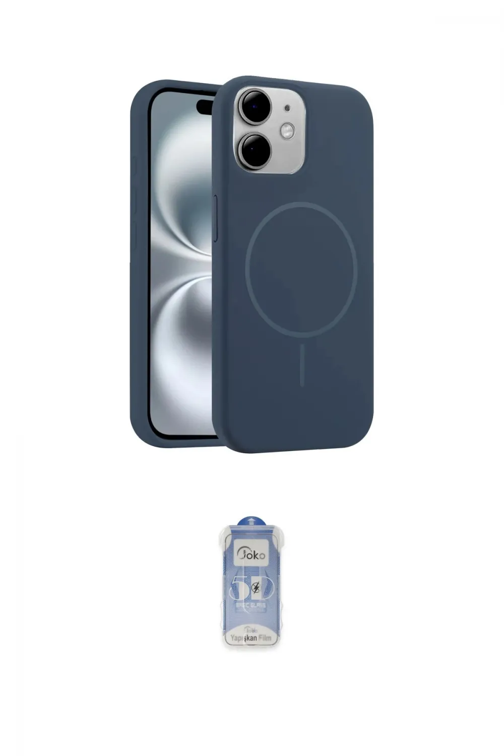 ieg™ iPhone 11 Kılıf Yankı Form Serisi - Siyah Joko Magic 5D Cam