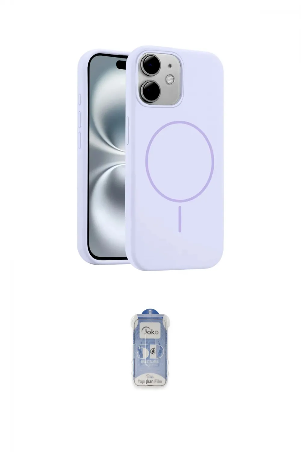 ieg™ iPhone 11 Kılıf Yankı Form Serisi - Siyah Joko Magic 5D Cam