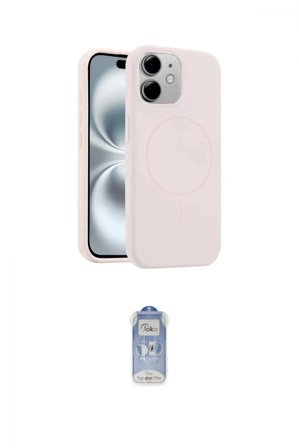 ieg™ iPhone 11 Kılıf Yankı Form Serisi - Siyah Joko Magic 5D Cam