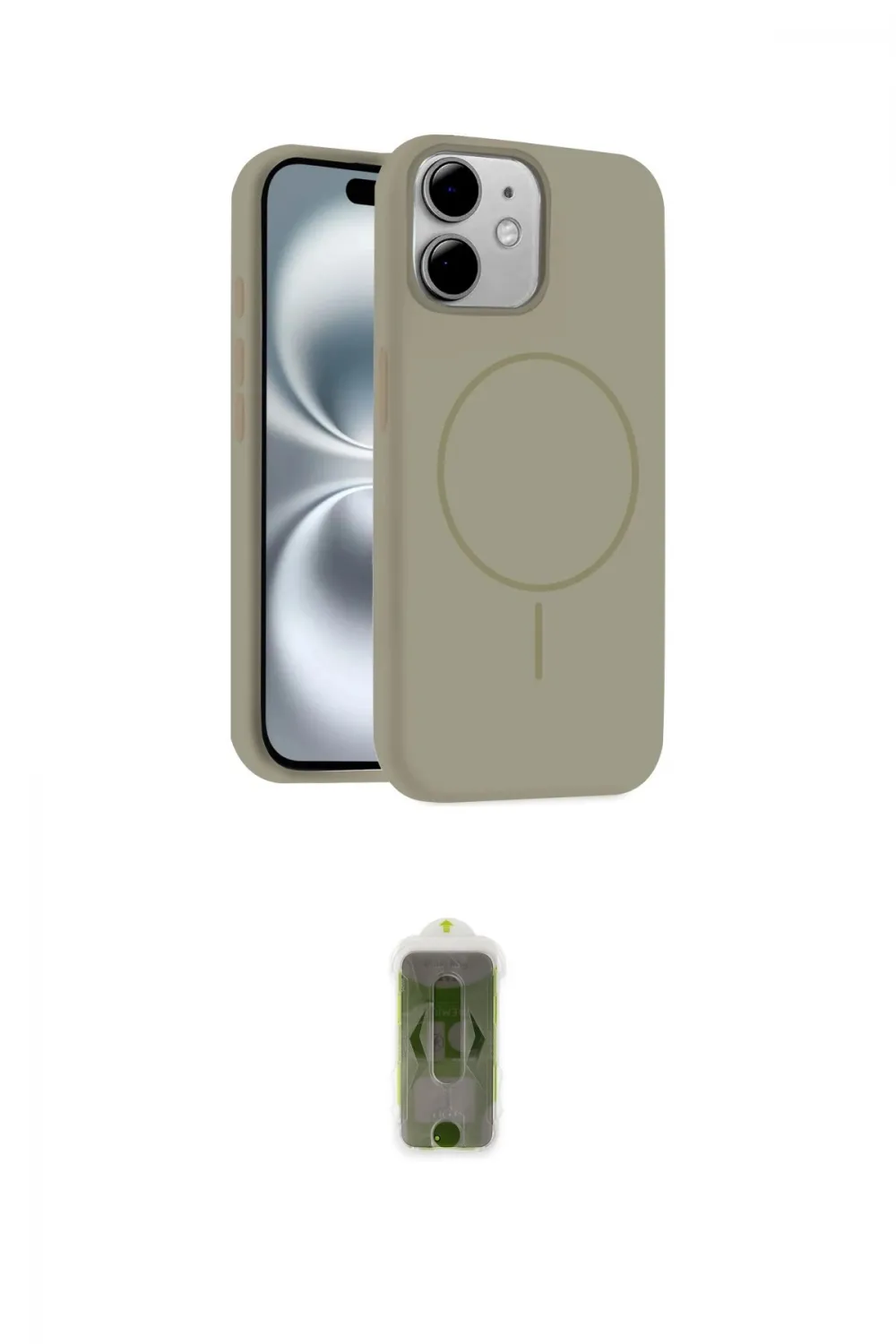 ieg™ iPhone 11 Kılıf Yankı Form Serisi - Siyah Joko Magic 5D Hayalet Cam