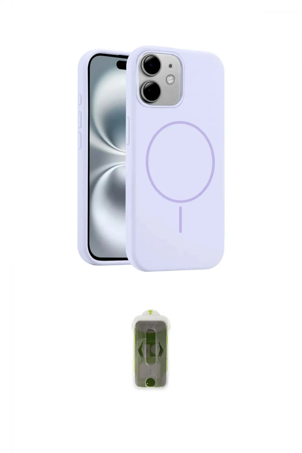 ieg™ iPhone 11 Kılıf Yankı Form Serisi - Siyah Joko Magic 5D Hayalet Cam