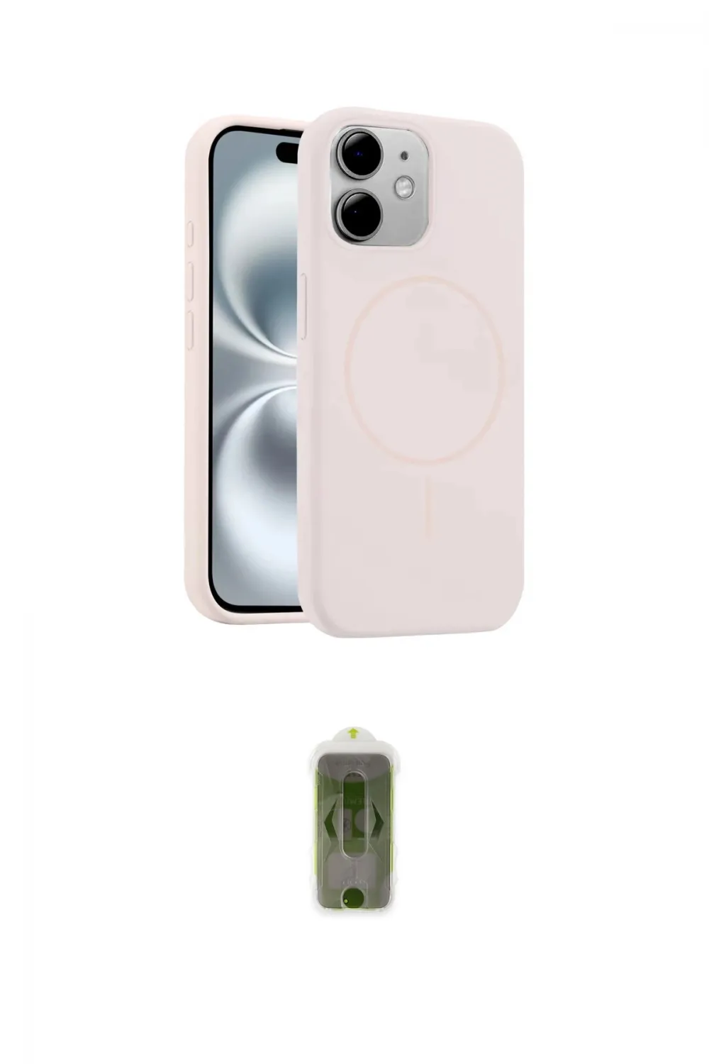 ieg™ iPhone 11 Kılıf Yankı Form Serisi - Siyah Joko Magic 5D Hayalet Cam