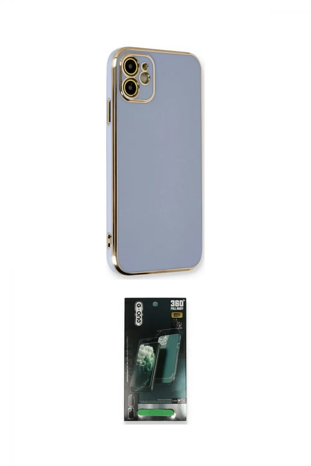 ieg™ iPhone 11 Kılıf Yankı Serisi - Şeffaf 360 Full Body Arka Koruyucu