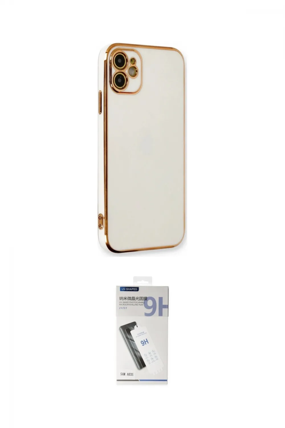 ieg™ iPhone 11 Kılıf Yankı Serisi - Şeffaf Uv Polymer Nano Ekran Koruyucu