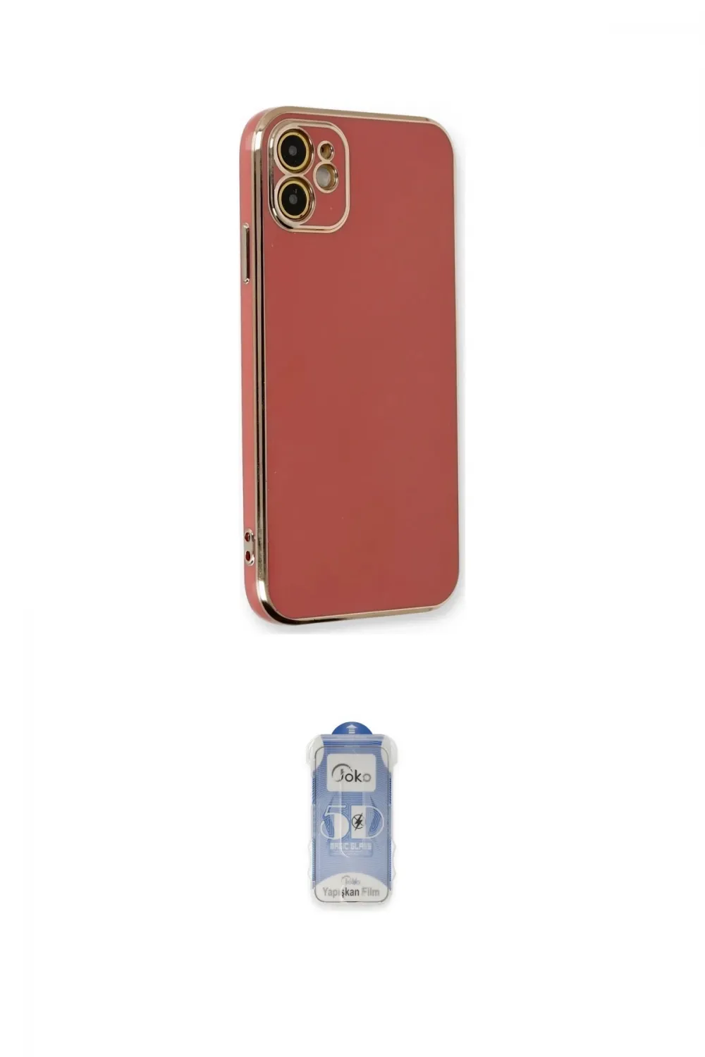 ieg™ iPhone 11 Kılıf Yankı Serisi - Siyah Joko Magic 5D Cam