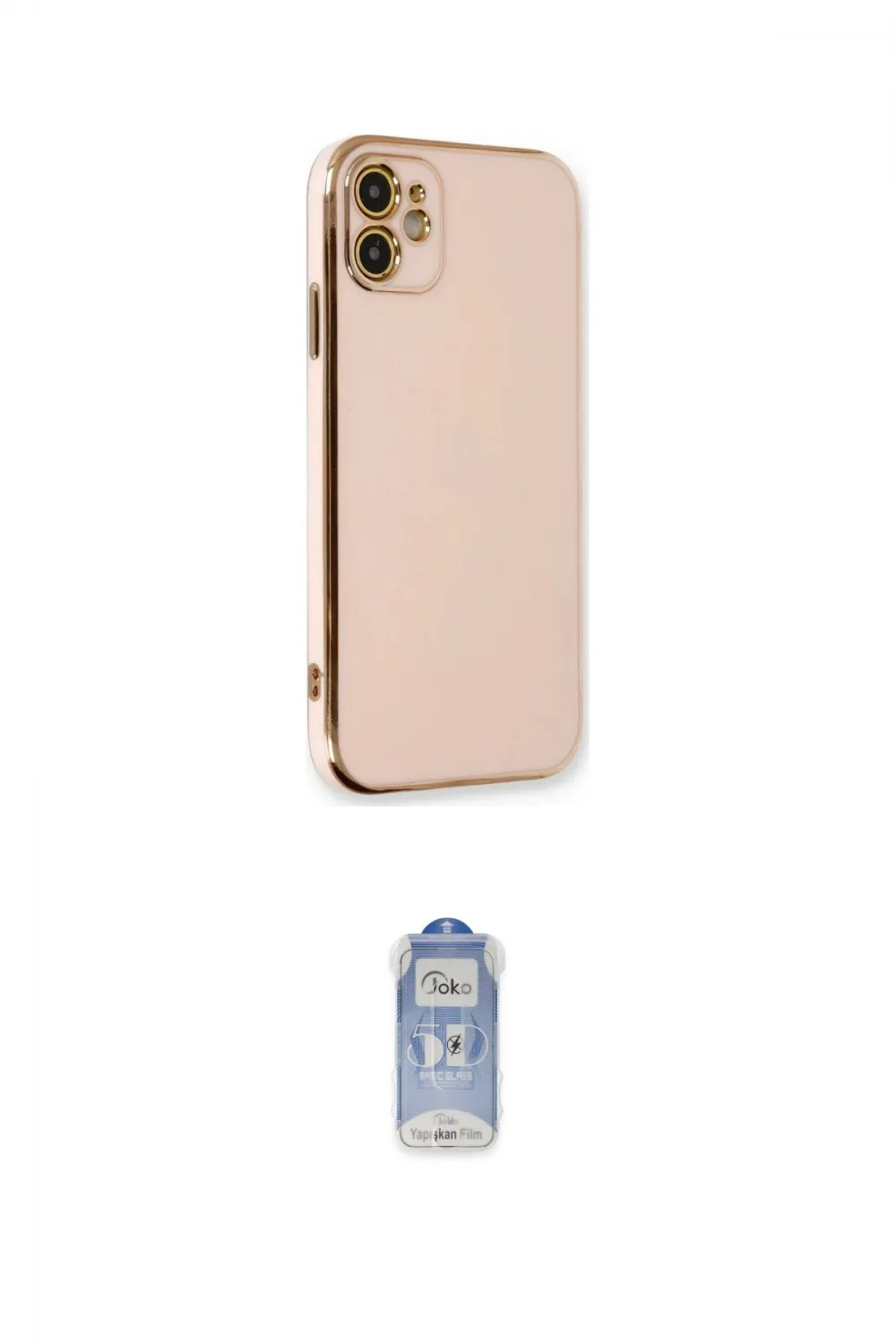 ieg™ iPhone 11 Kılıf Yankı Serisi - Siyah Joko Magic 5D Cam