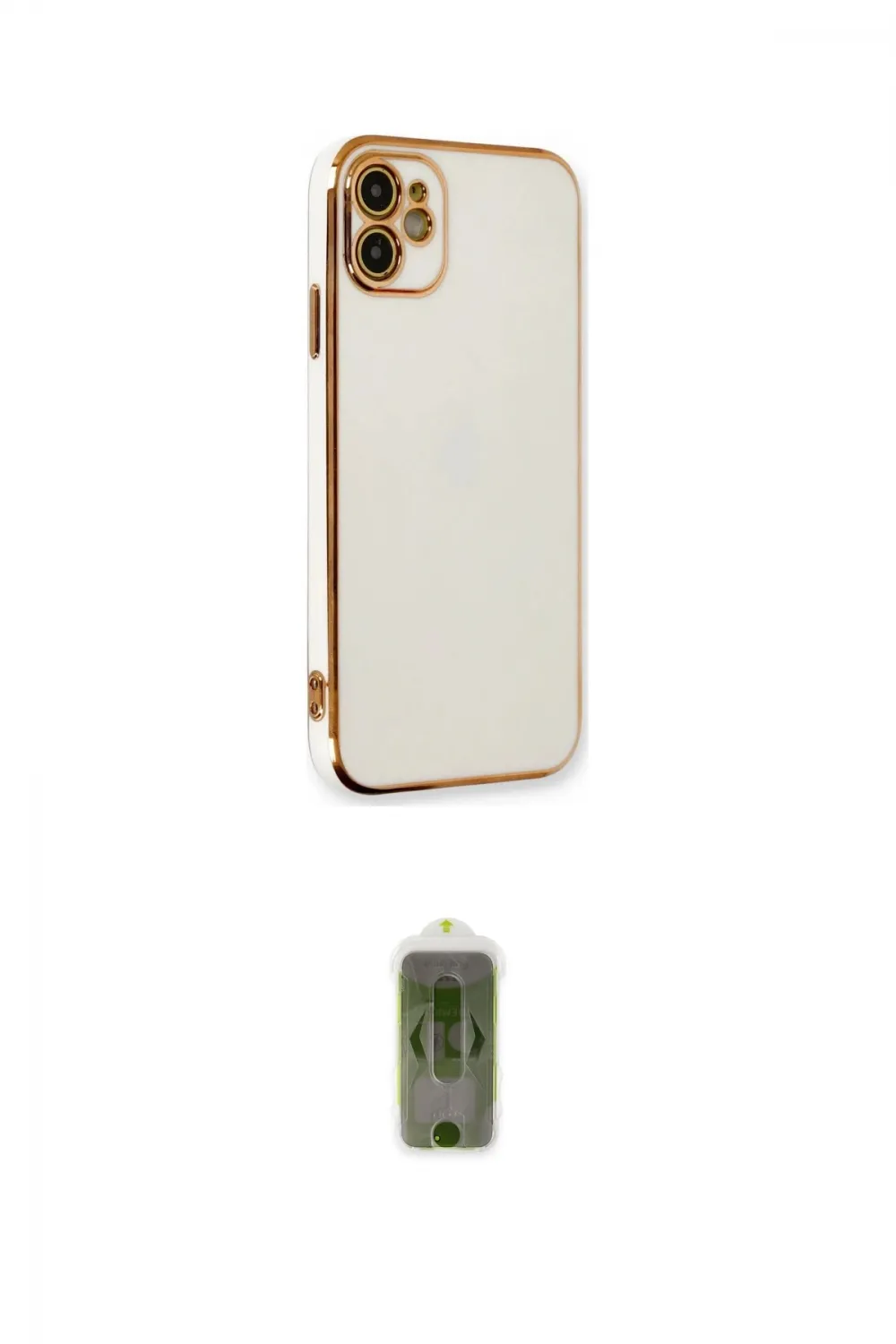 ieg™ iPhone 11 Kılıf Yankı Serisi - Siyah Joko Magic 5D Hayalet Cam