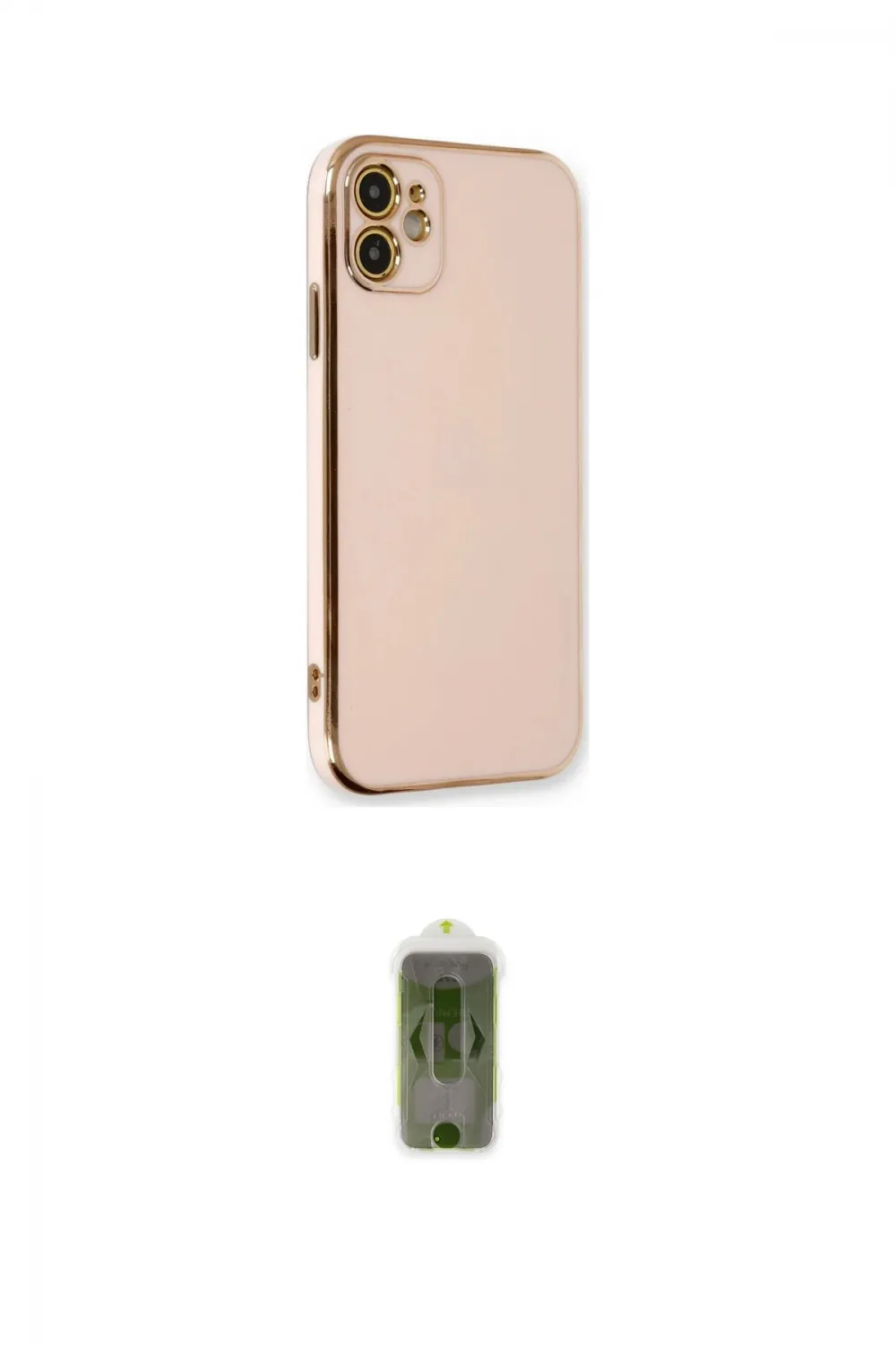 ieg™ iPhone 11 Kılıf Yankı Serisi - Siyah Joko Magic 5D Hayalet Cam