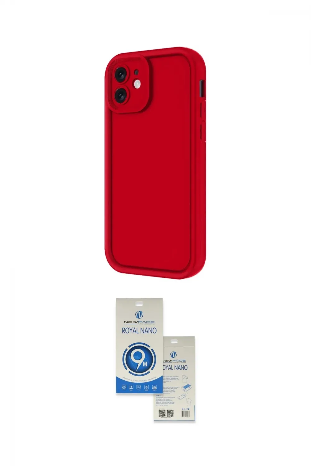 ieg™ iPhone 11 Kılıf Yankı Yansıma Özel Seri - Şeffaf Royal Nano Ekran Koruyucu