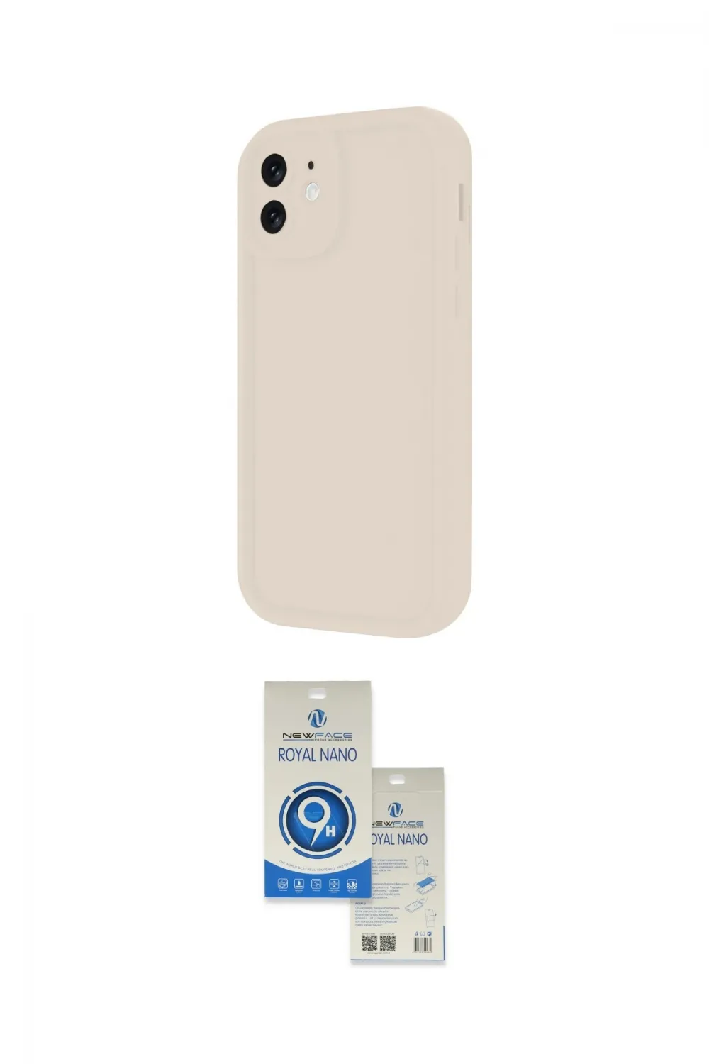 ieg™ iPhone 11 Kılıf Yankı Yansıma Özel Seri - Şeffaf Royal Nano Ekran Koruyucu