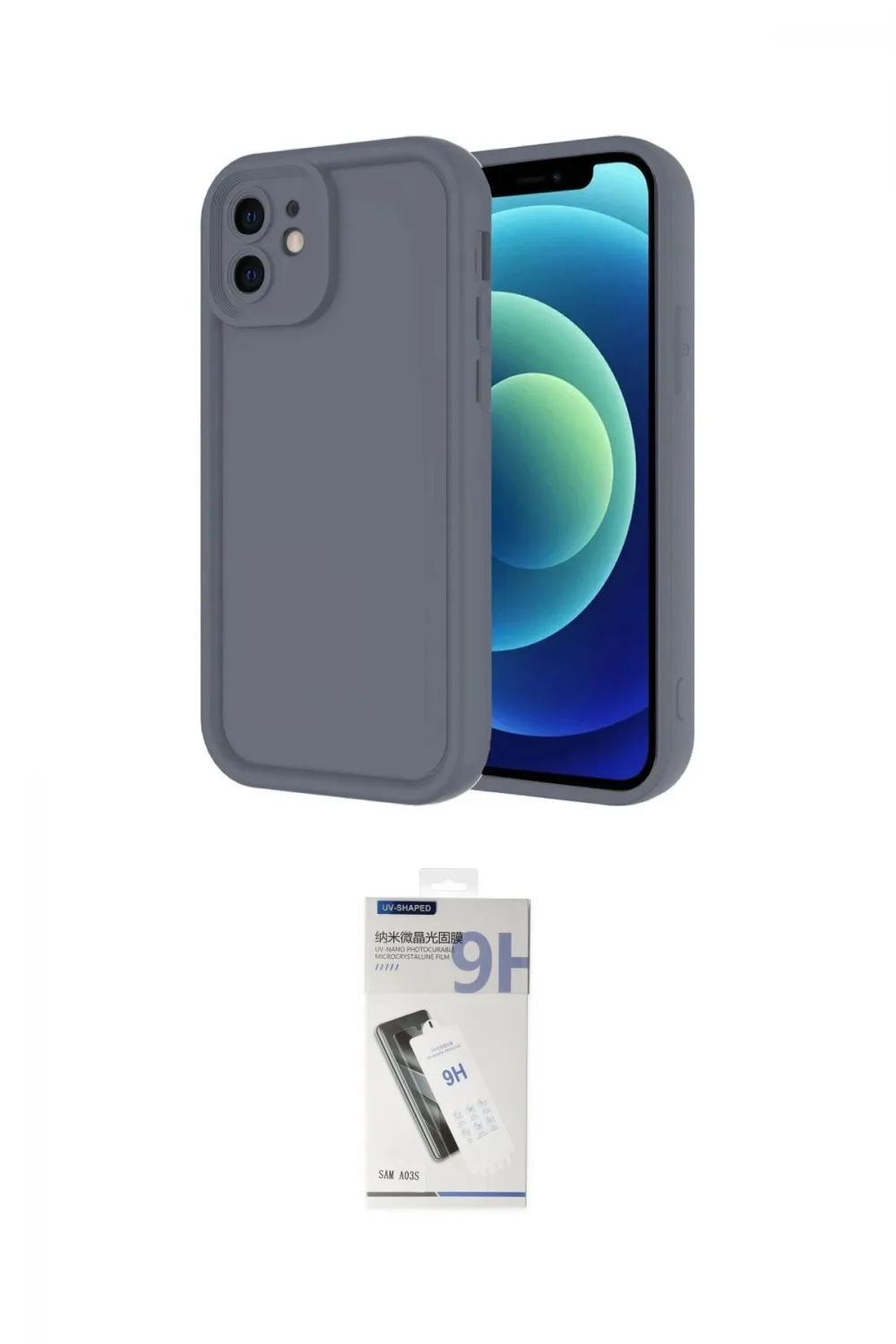 ieg™ iPhone 11 Kılıf Yankı Yansıma Özel Seri - Şeffaf Uv Polymer Nano Ekran Koruyucu