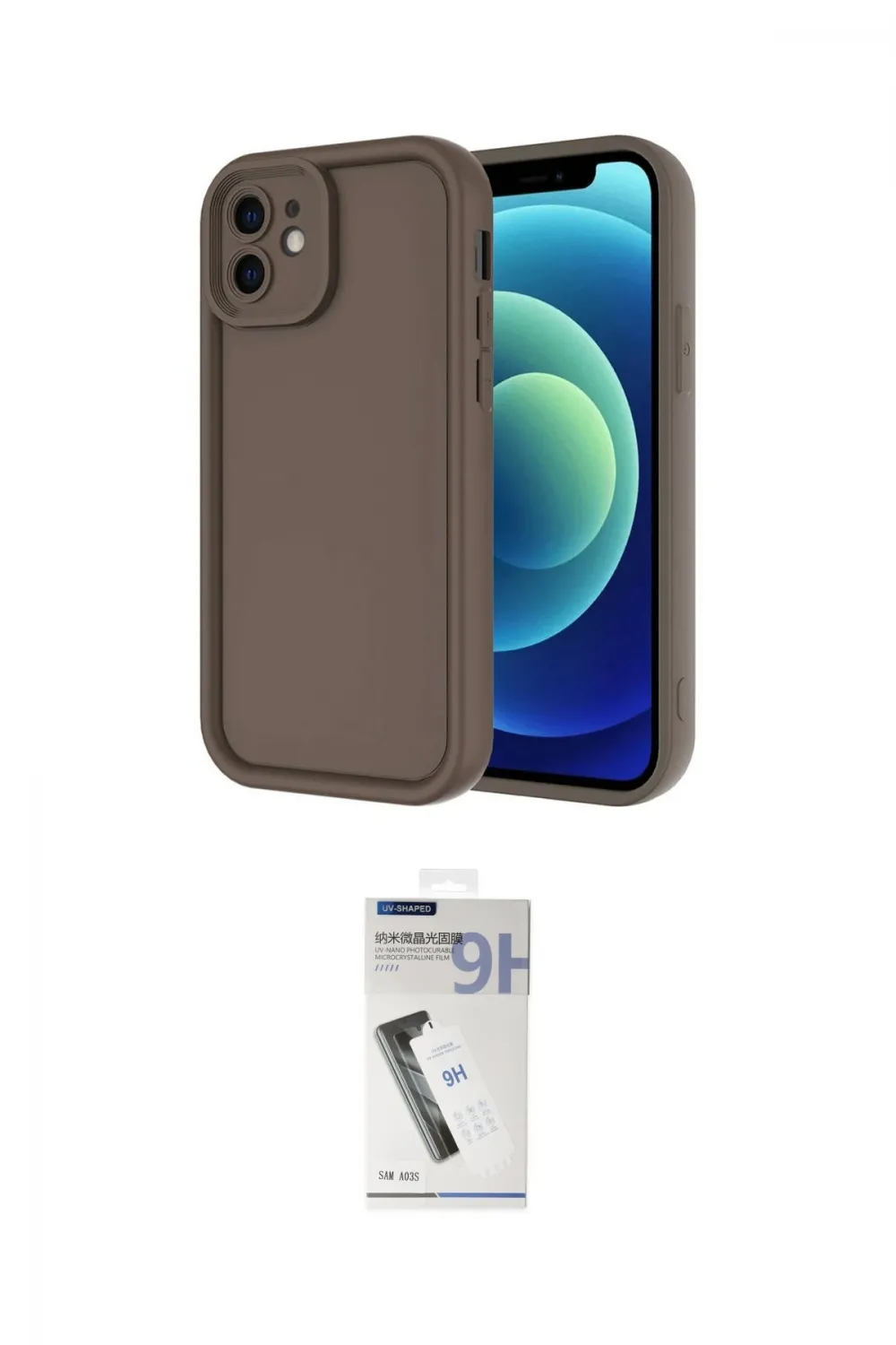 ieg™ iPhone 11 Kılıf Yankı Yansıma Özel Seri - Şeffaf Uv Polymer Nano Ekran Koruyucu