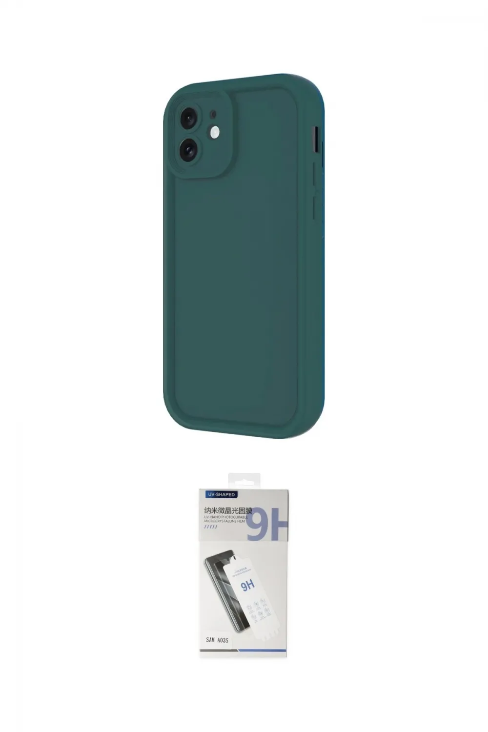 ieg™ iPhone 11 Kılıf Yankı Yansıma Özel Seri - Şeffaf Uv Polymer Nano Ekran Koruyucu