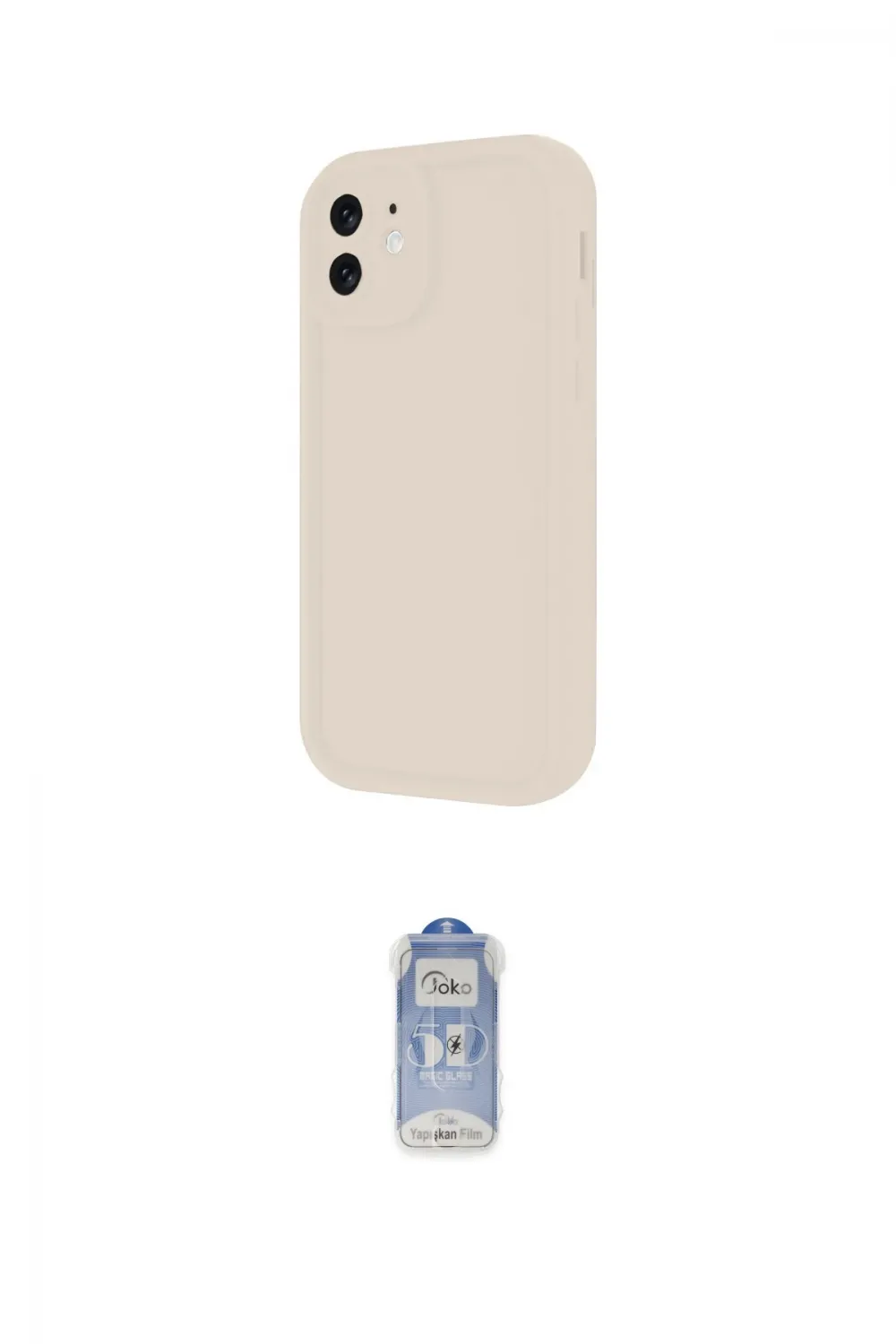 ieg™ iPhone 11 Kılıf Yankı Yansıma Özel Seri - Siyah Joko Magic 5D Cam