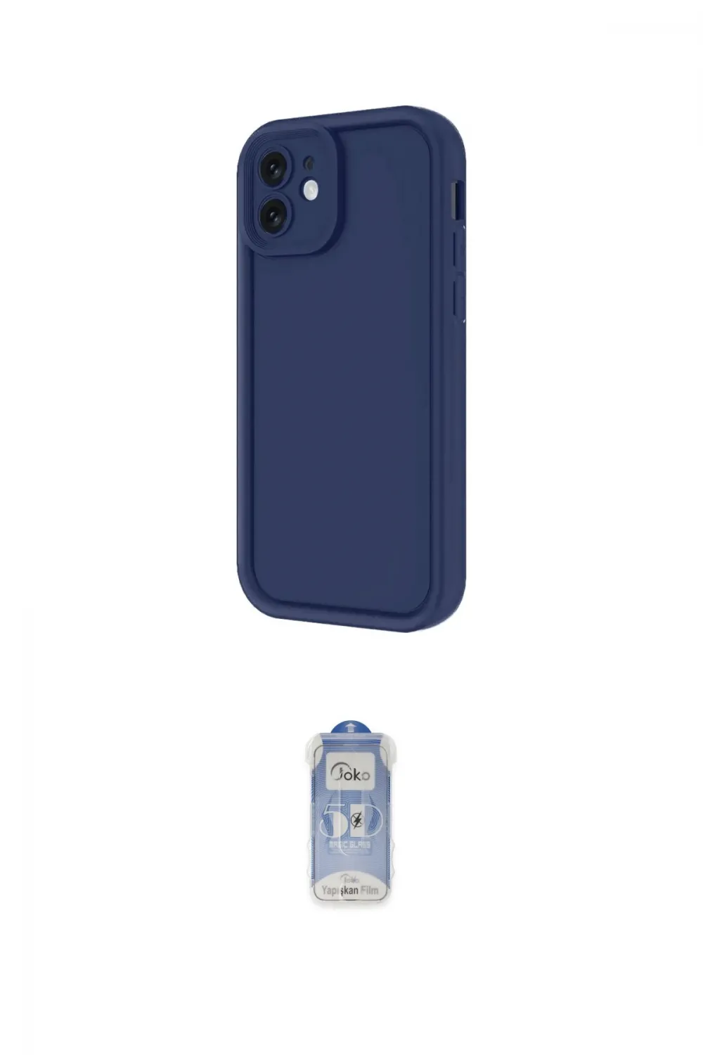 ieg™ iPhone 11 Kılıf Yankı Yansıma Özel Seri - Siyah Joko Magic 5D Cam