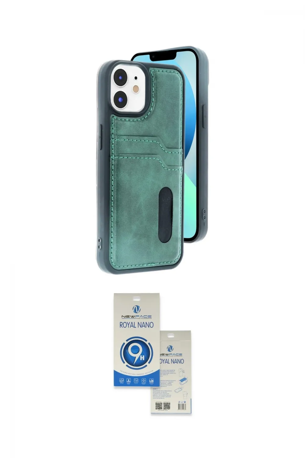 ieg™ iPhone 11 Kılıf Yörünge Işık Serisi - Şeffaf Royal Nano Ekran Koruyucu