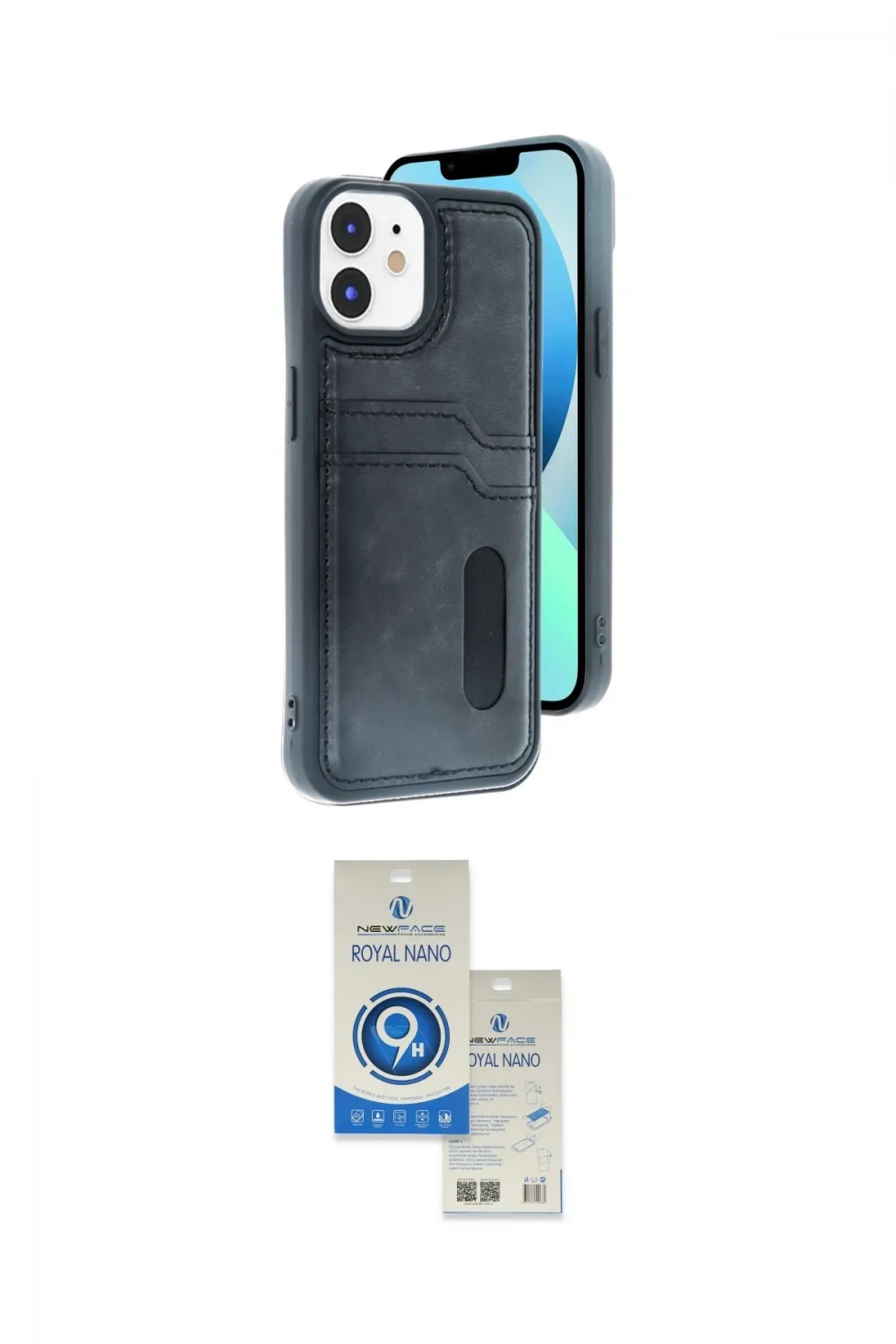 ieg™ iPhone 11 Kılıf Yörünge Işık Serisi - Şeffaf Royal Nano Ekran Koruyucu