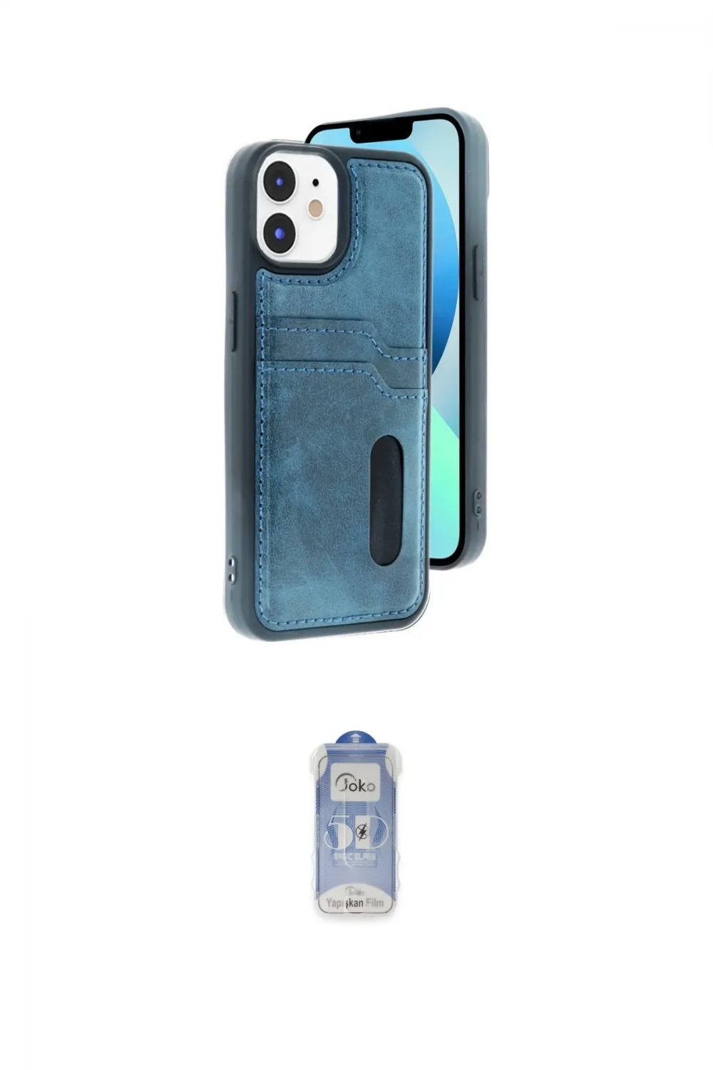 ieg™ iPhone 11 Kılıf Yörünge Işık Serisi - Siyah Joko Magic 5D Cam