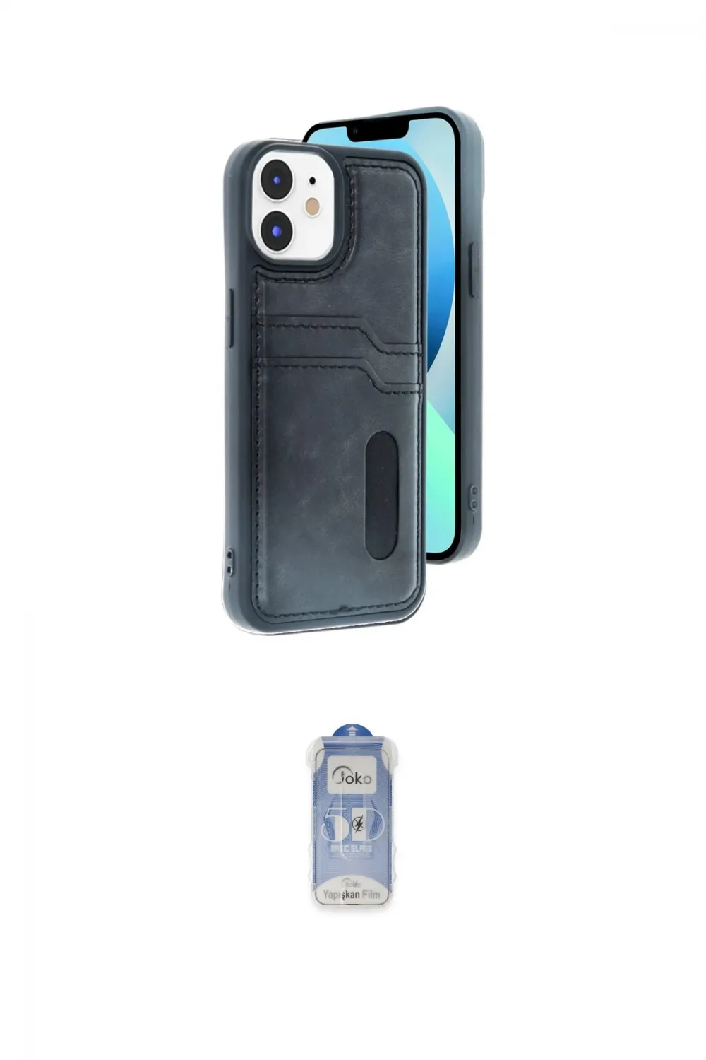 ieg™ iPhone 11 Kılıf Yörünge Işık Serisi - Siyah Joko Magic 5D Cam