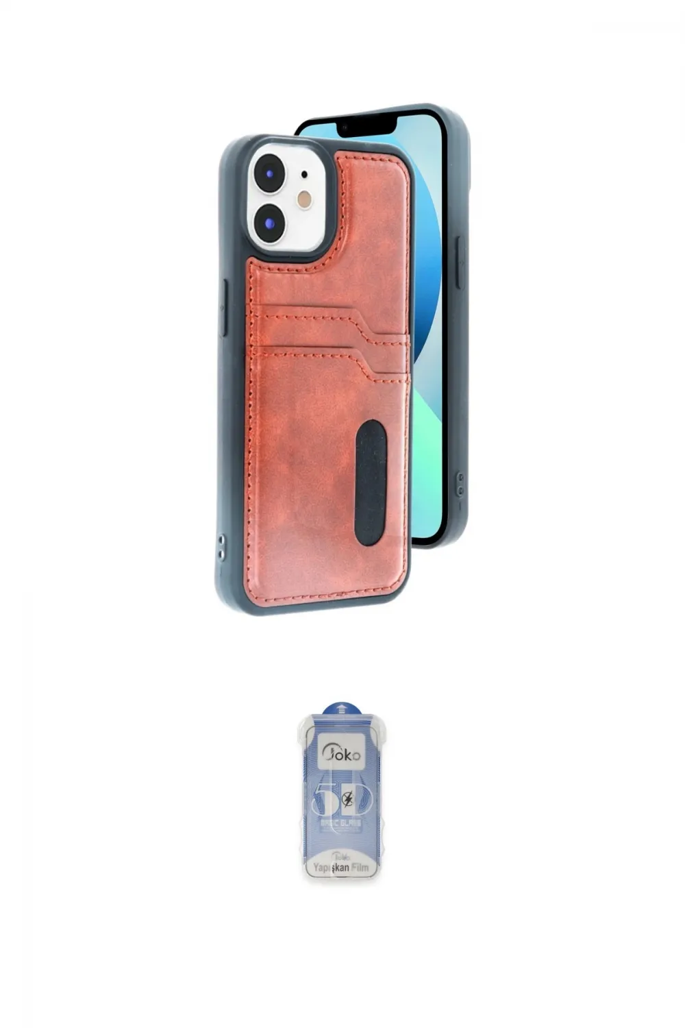 ieg™ iPhone 11 Kılıf Yörünge Işık Serisi - Siyah Joko Magic 5D Cam