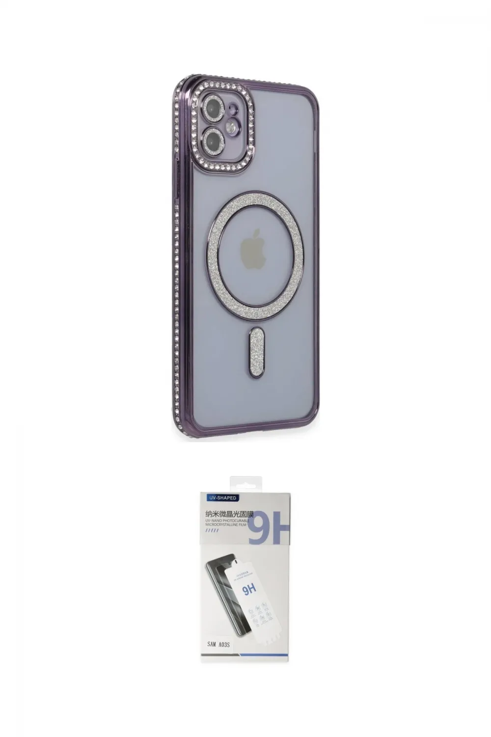 ieg™ iPhone 11 Kılıf Zirve Doku Prime - Şeffaf Uv Polymer Nano Ekran Koruyucu