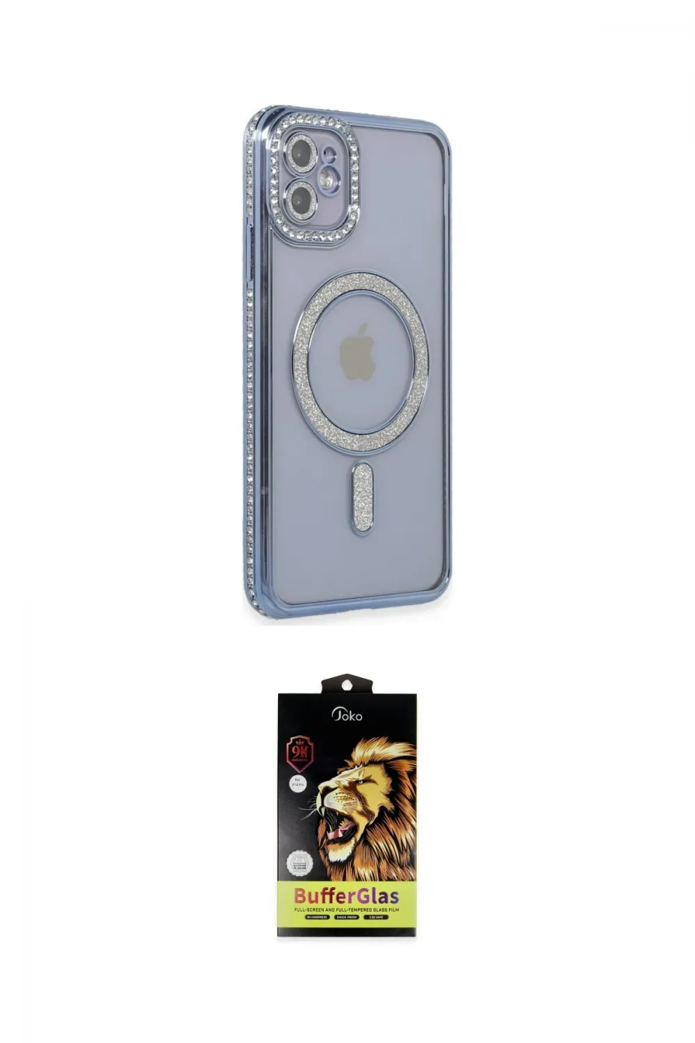 ieg™ iPhone 11 Kılıf Zirve Doku Prime - Siyah Buffer Cam Ekran Koruyucu