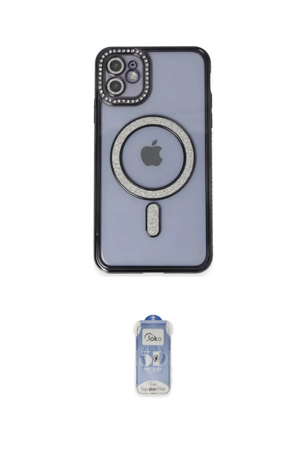 ieg™ iPhone 11 Kılıf Zirve Doku Prime - Siyah Joko Magic 5D Cam