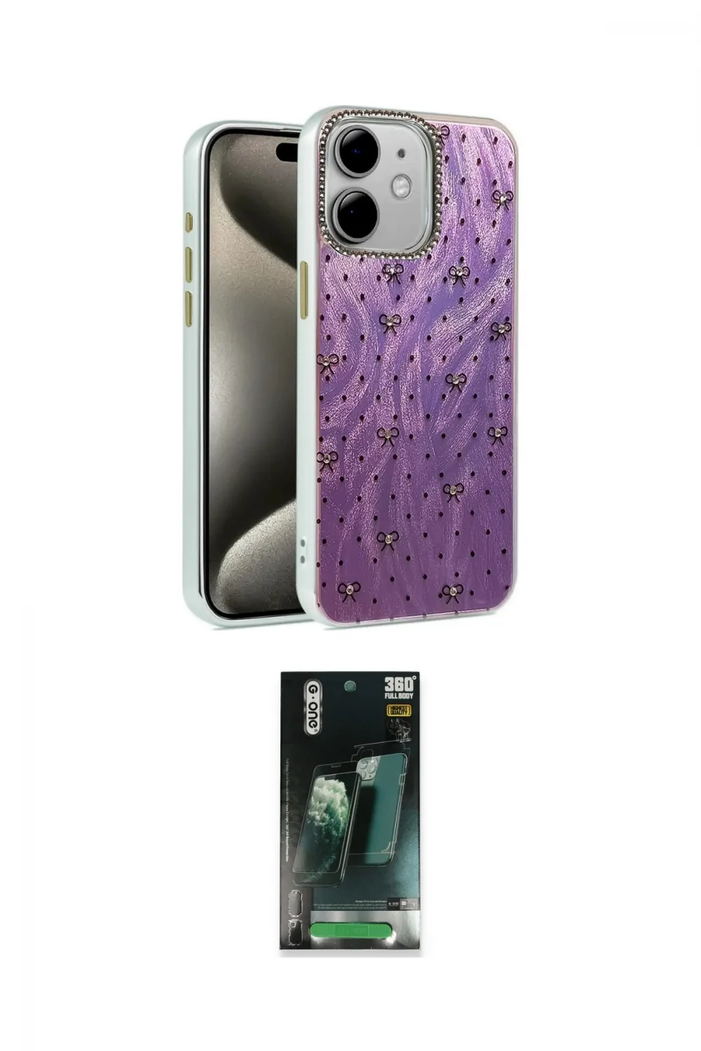 ieg™ iPhone 11 Kılıf Zirve Modern Prime - Şeffaf 360 Full Body Arka Koruyucu