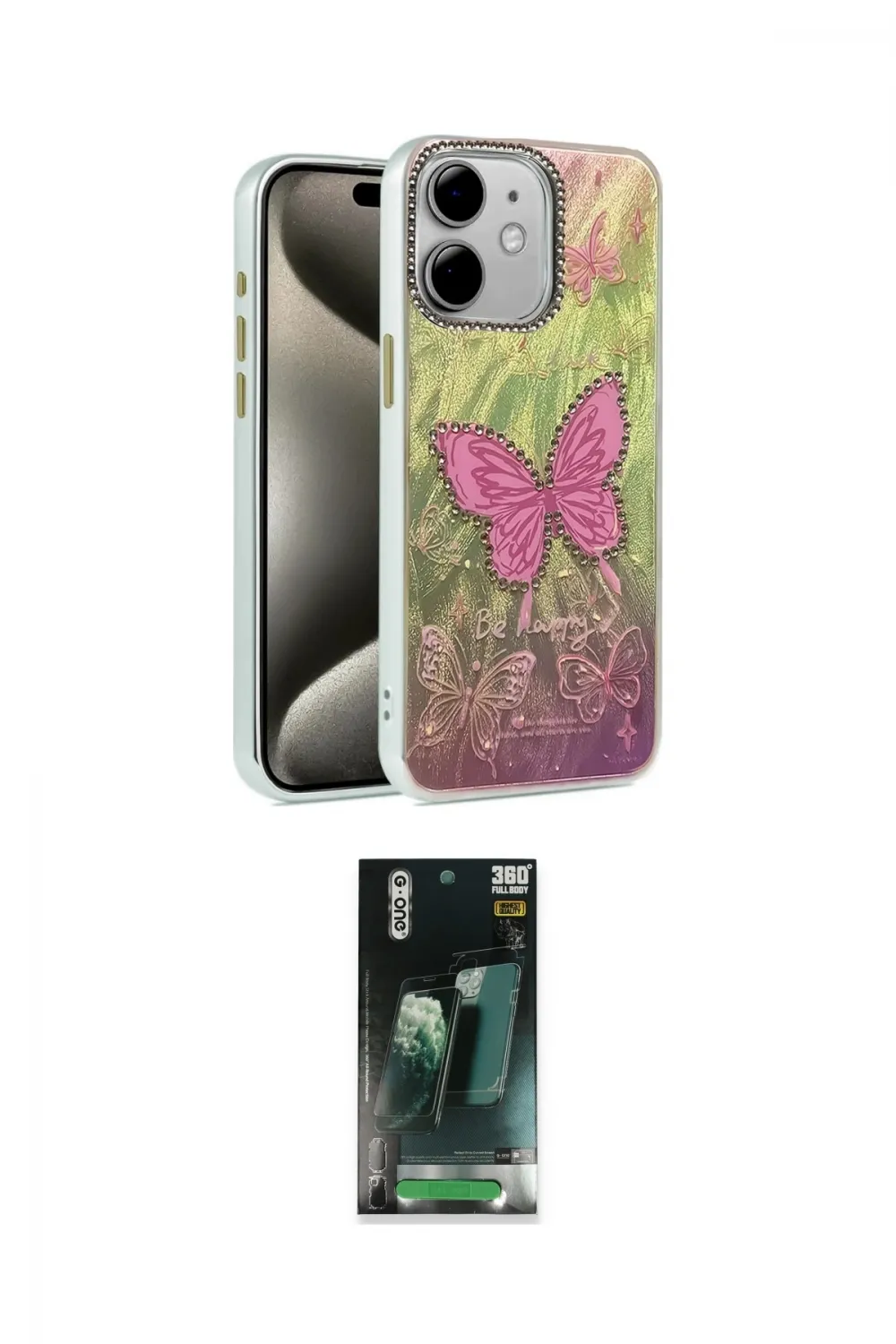 ieg™ iPhone 11 Kılıf Zirve Modern Prime - Şeffaf 360 Full Body Arka Koruyucu