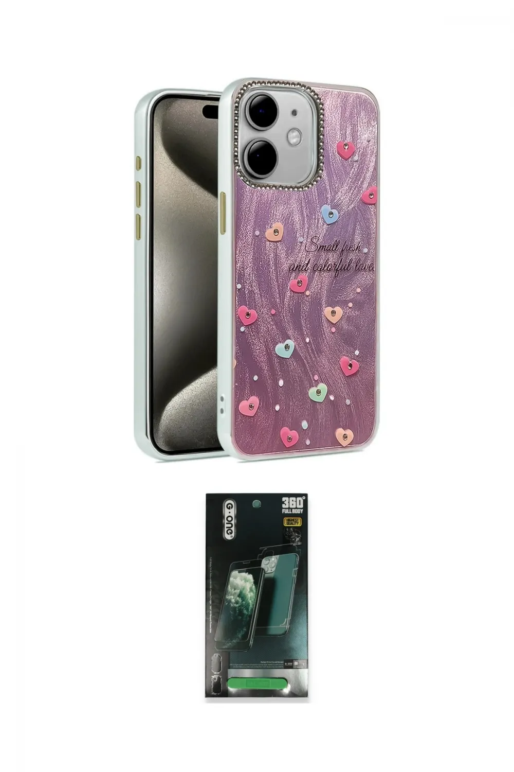 ieg™ iPhone 11 Kılıf Zirve Modern Prime - Şeffaf 360 Full Body Arka Koruyucu