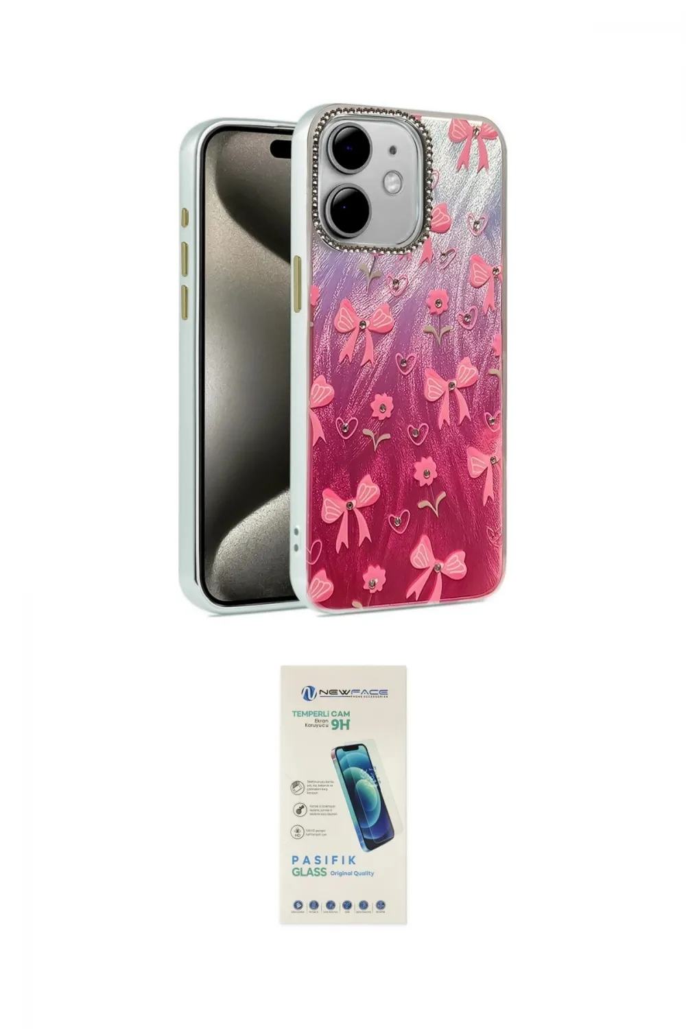 ieg™ iPhone 11 Kılıf Zirve Modern Prime - Şeffaf Pasifik Cam Ekran Koruyucu