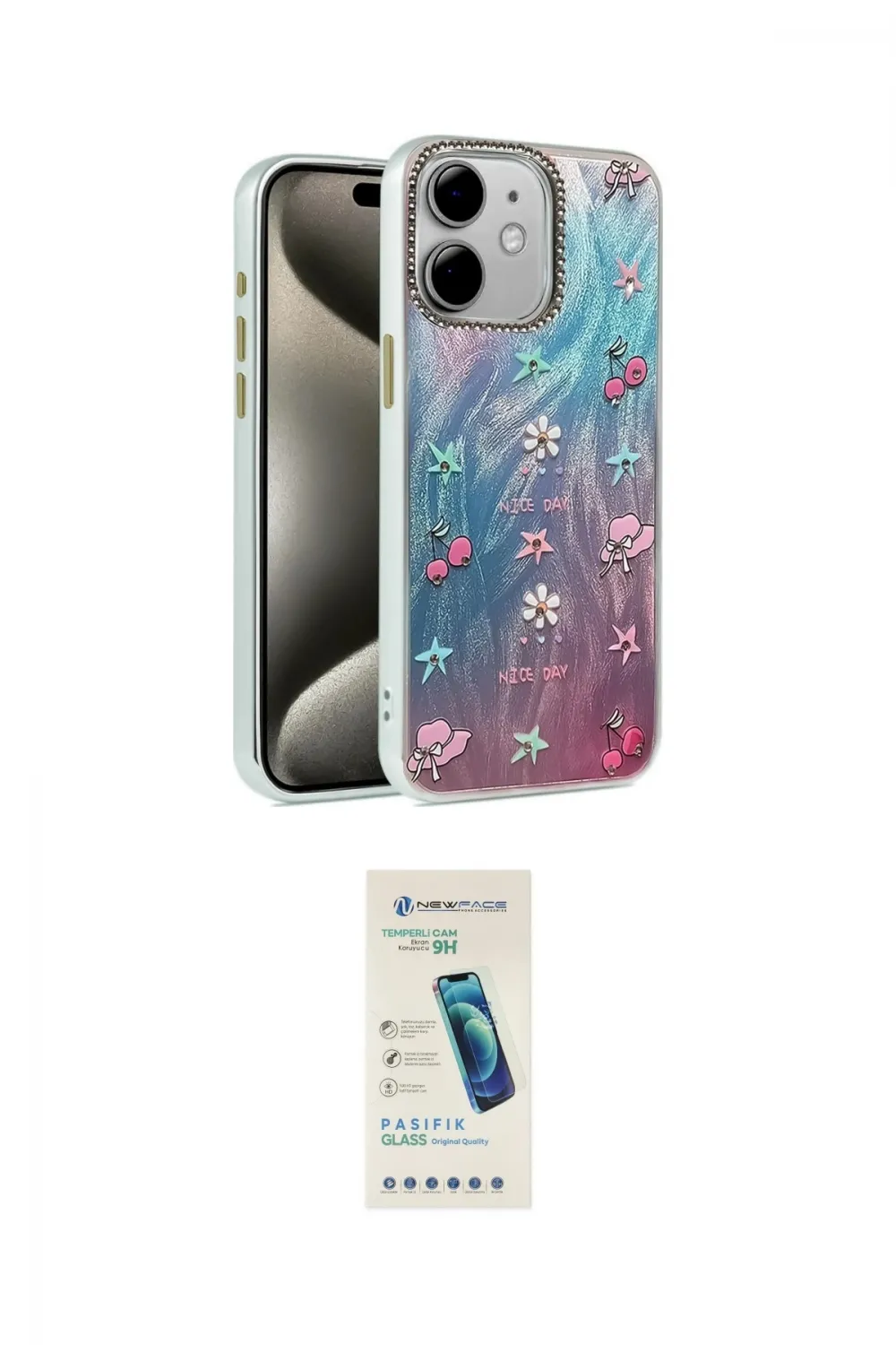 ieg™ iPhone 11 Kılıf Zirve Modern Prime - Şeffaf Pasifik Cam Ekran Koruyucu
