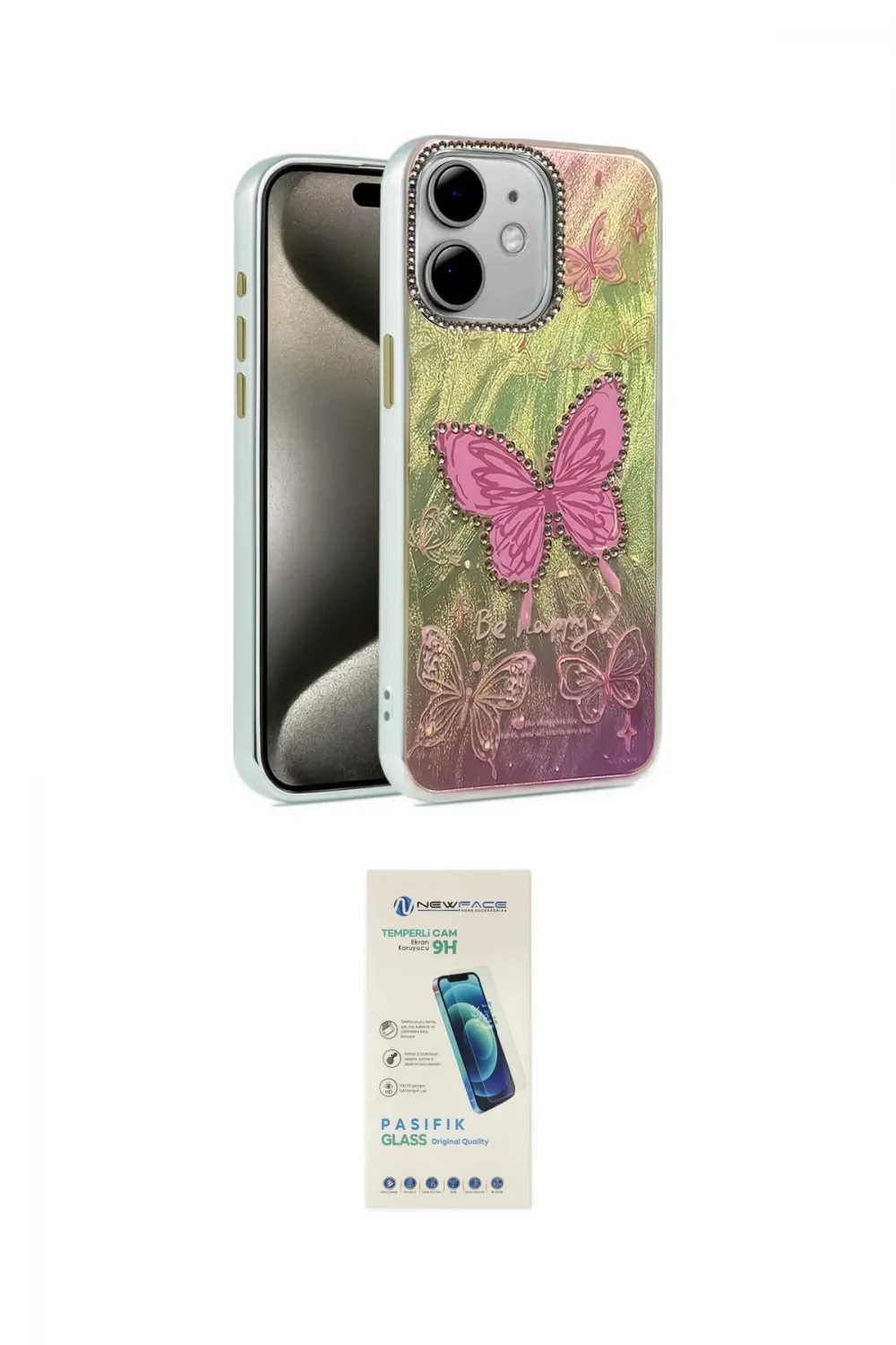 ieg™ iPhone 11 Kılıf Zirve Modern Prime - Şeffaf Pasifik Cam Ekran Koruyucu
