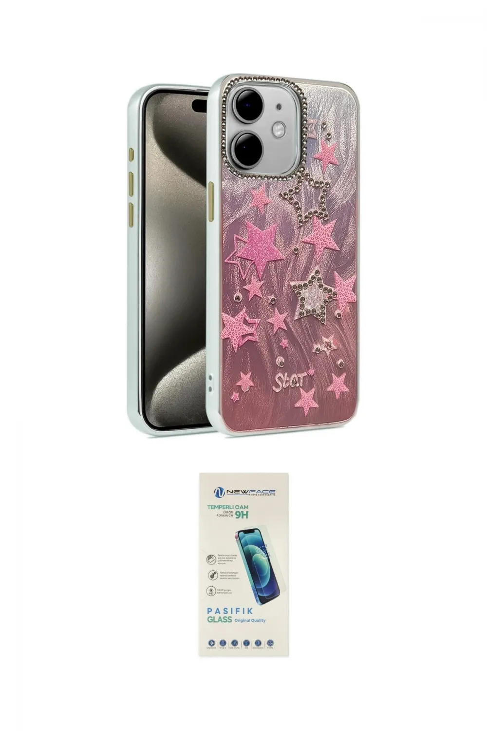 ieg™ iPhone 11 Kılıf Zirve Modern Prime - Şeffaf Pasifik Cam Ekran Koruyucu