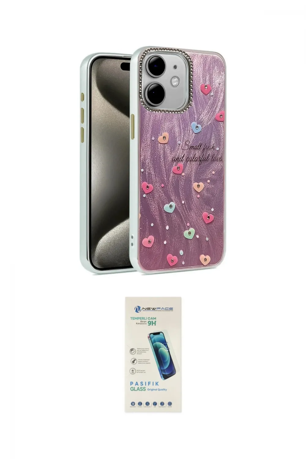 ieg™ iPhone 11 Kılıf Zirve Modern Prime - Şeffaf Pasifik Cam Ekran Koruyucu