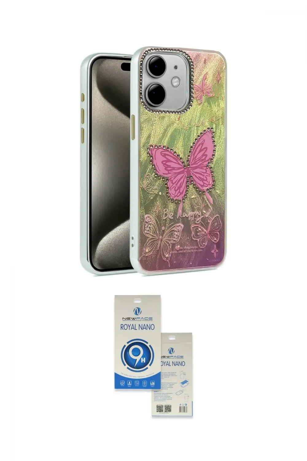 ieg™ iPhone 11 Kılıf Zirve Modern Prime - Şeffaf Royal Nano Ekran Koruyucu