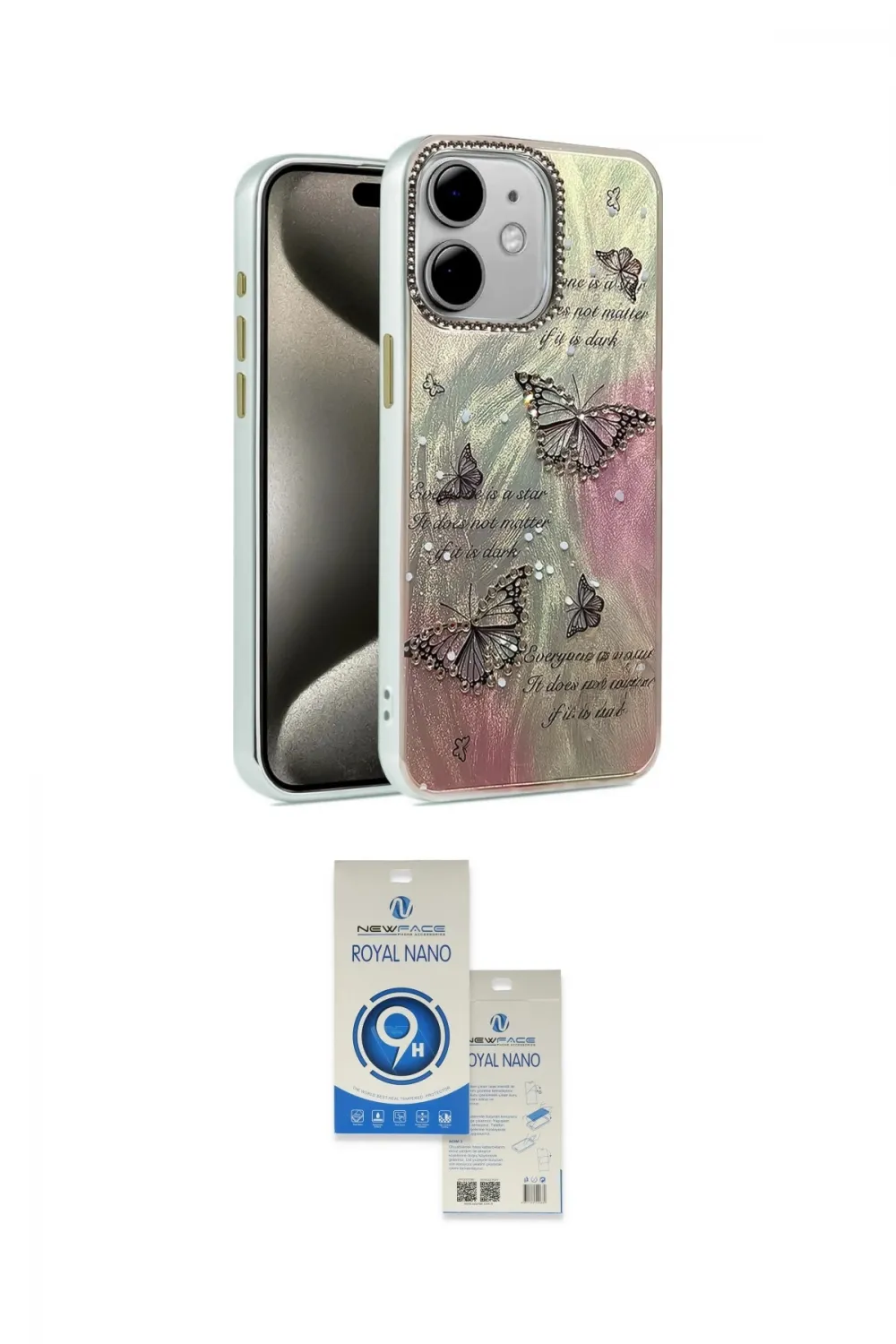 ieg™ iPhone 11 Kılıf Zirve Modern Prime - Şeffaf Royal Nano Ekran Koruyucu