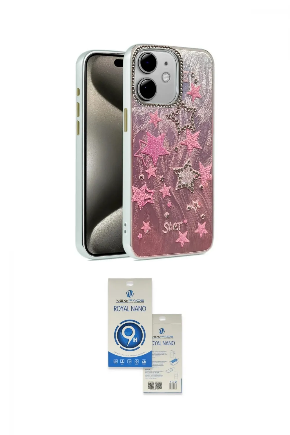 ieg™ iPhone 11 Kılıf Zirve Modern Prime - Şeffaf Royal Nano Ekran Koruyucu