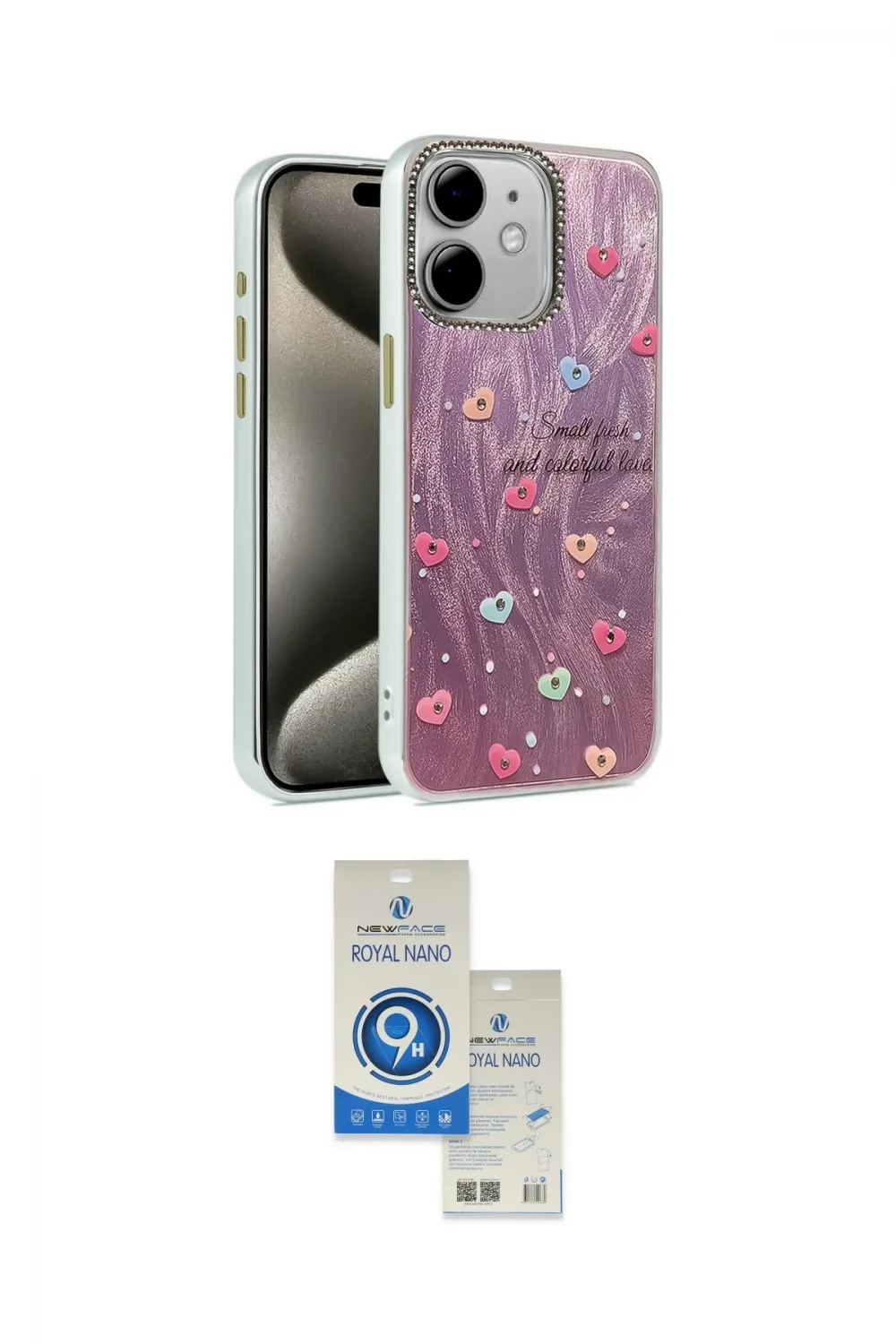 ieg™ iPhone 11 Kılıf Zirve Modern Prime - Şeffaf Royal Nano Ekran Koruyucu