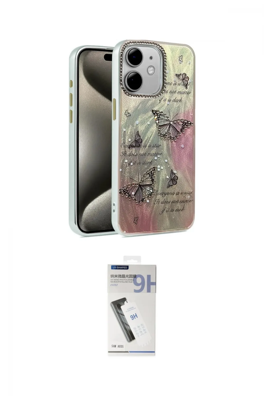 ieg™ iPhone 11 Kılıf Zirve Modern Prime - Şeffaf Uv Polymer Nano Ekran Koruyucu