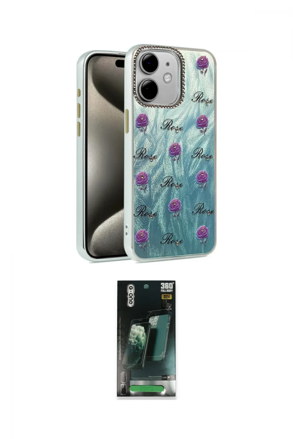 ieg™ iPhone 11 Kılıf Zirve Modern Prime - Siyah 360 Mat Full Body Arka Koruyucu
