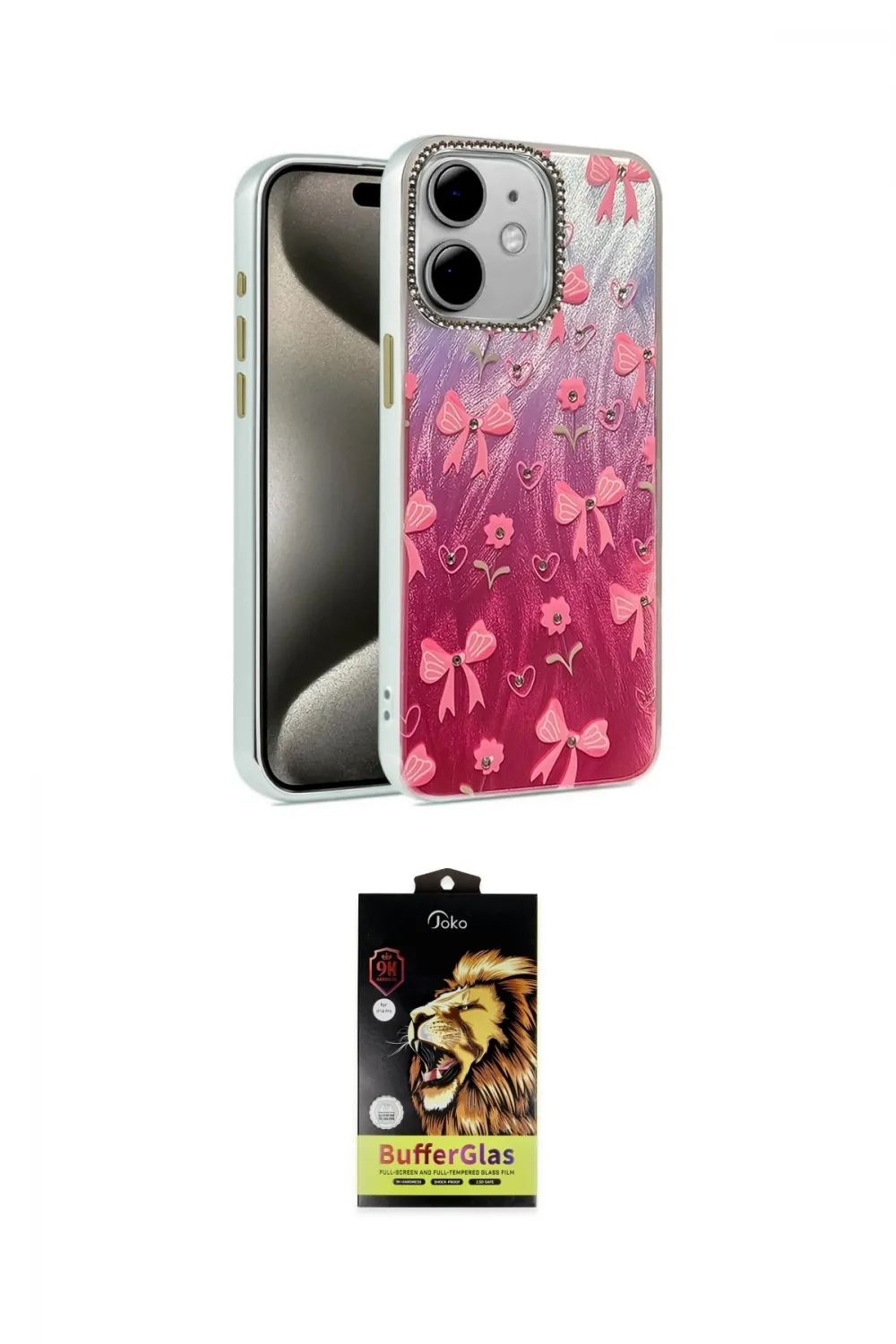 ieg™ iPhone 11 Kılıf Zirve Modern Prime - Siyah Buffer Cam Ekran Koruyucu