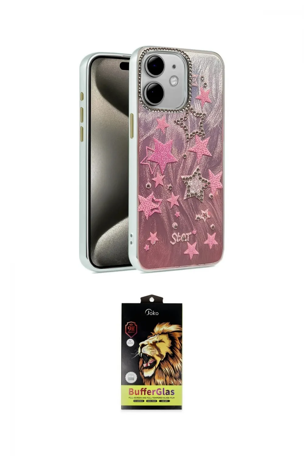 ieg™ iPhone 11 Kılıf Zirve Modern Prime - Siyah Buffer Cam Ekran Koruyucu