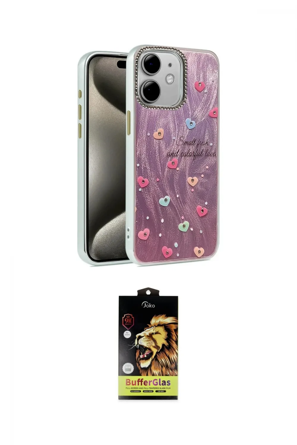 ieg™ iPhone 11 Kılıf Zirve Modern Prime - Siyah Buffer Cam Ekran Koruyucu