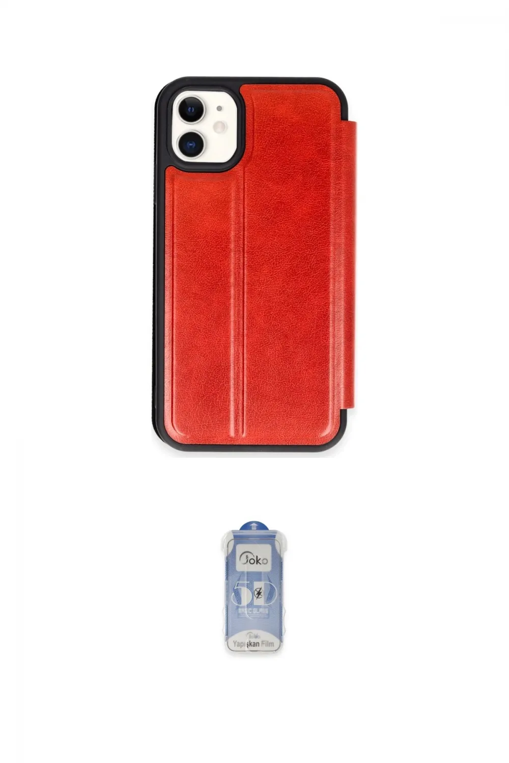 ieg™ iPhone 11 Kılıf Zirve Yansıma Serisi - Siyah Joko Magic 5D Cam