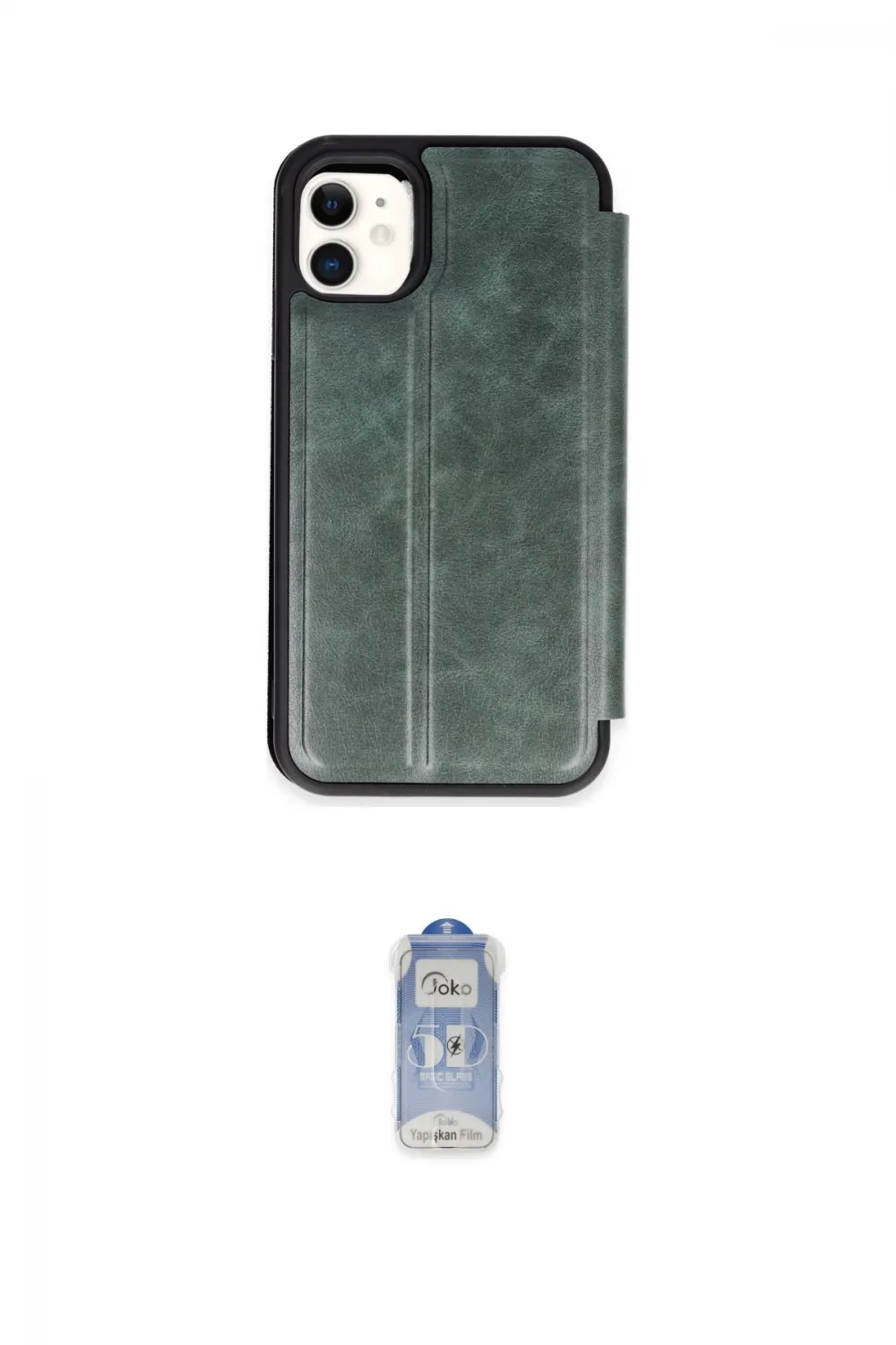 ieg™ iPhone 11 Kılıf Zirve Yansıma Serisi - Siyah Joko Magic 5D Cam