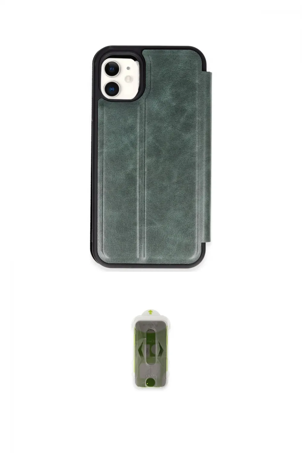 ieg™ iPhone 11 Kılıf Zirve Yansıma Serisi - Siyah Joko Magic 5D Hayalet Cam