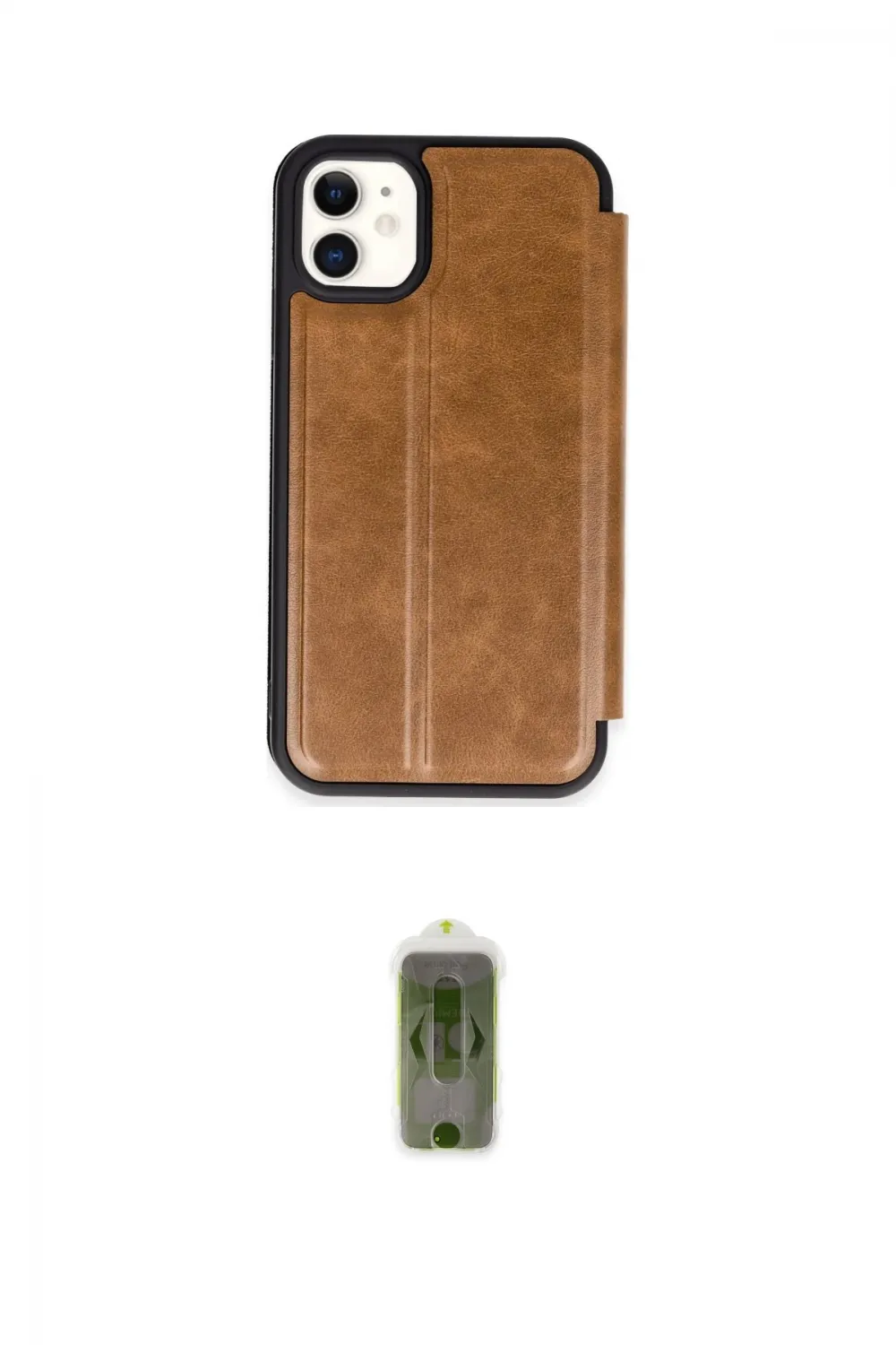 ieg™ iPhone 11 Kılıf Zirve Yansıma Serisi - Siyah Joko Magic 5D Hayalet Cam