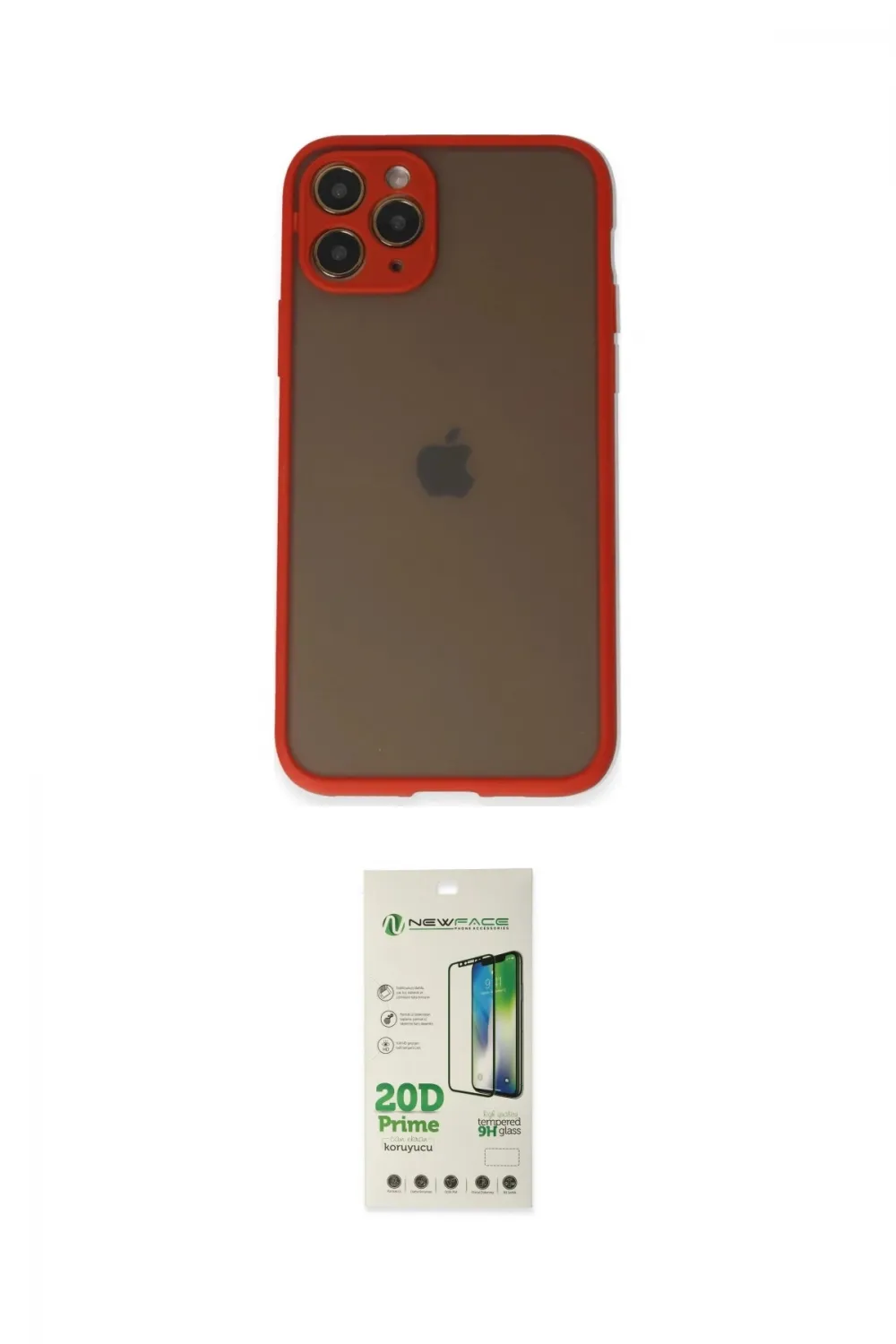 ieg™ iPhone 11 Pro Kılıf Ahenk Çizgi Serisi - Siyah 20D Premium Cam Ekran Koruyucu