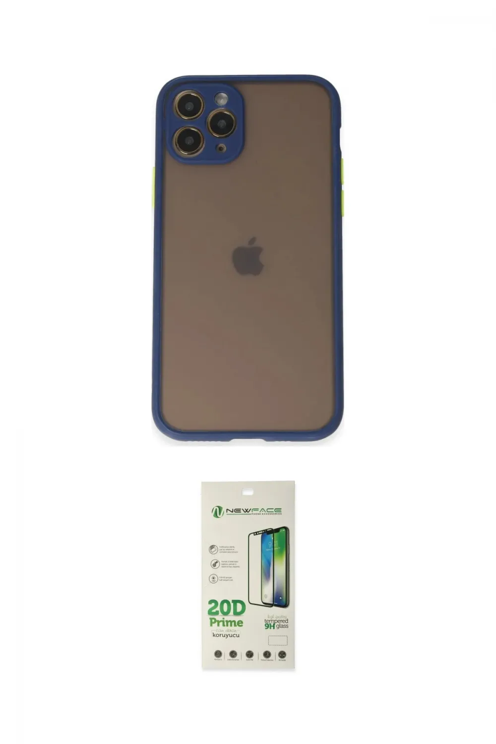 ieg™ iPhone 11 Pro Kılıf Ahenk Çizgi Serisi - Siyah 20D Premium Cam Ekran Koruyucu